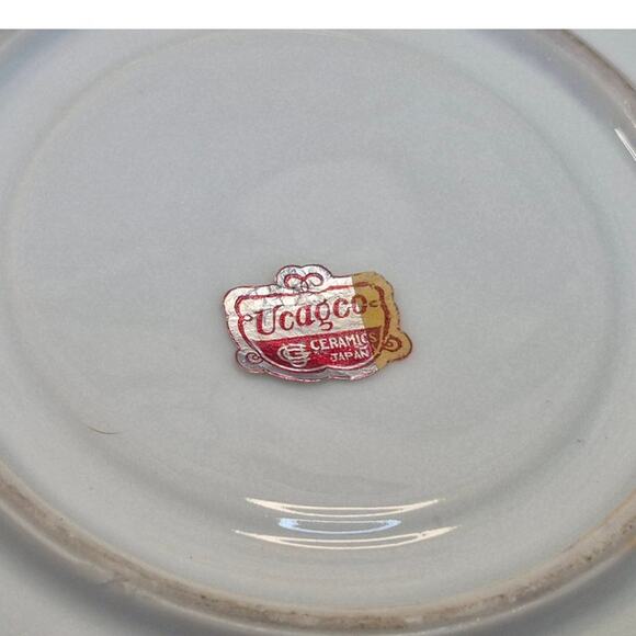 Ucagco Pink Iridescent Tea Cup and Saucer Made in Japan - Picture 4 of 7